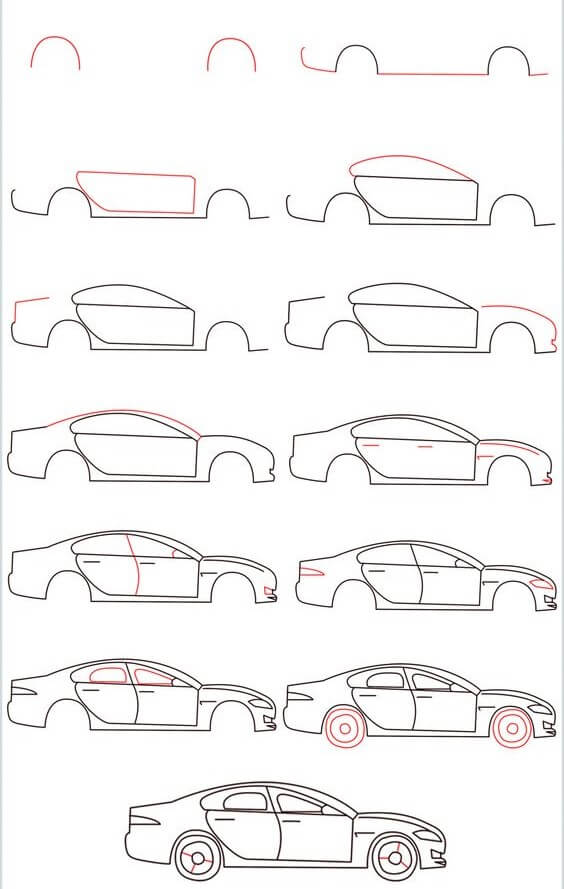 39 Einfach Und Simpel Auto Zeichnen Ideen ZeichnenIdeen Com