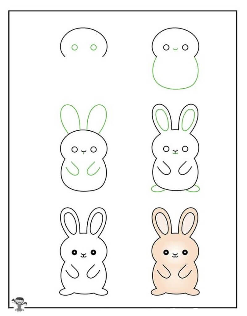 Kaninchenidee 13 zeichnen ideen