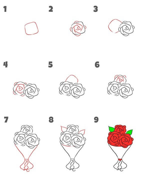 Rosenideen (11) zeichnen ideen