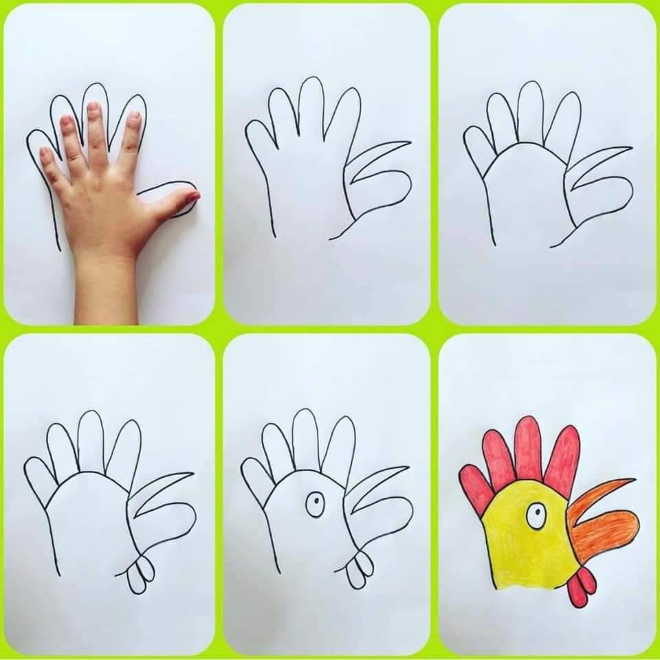 Ein einfacher Hühnerkopf zeichnen ideen