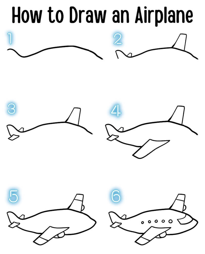 Eine Flugzeugidee 14 zeichnen ideen