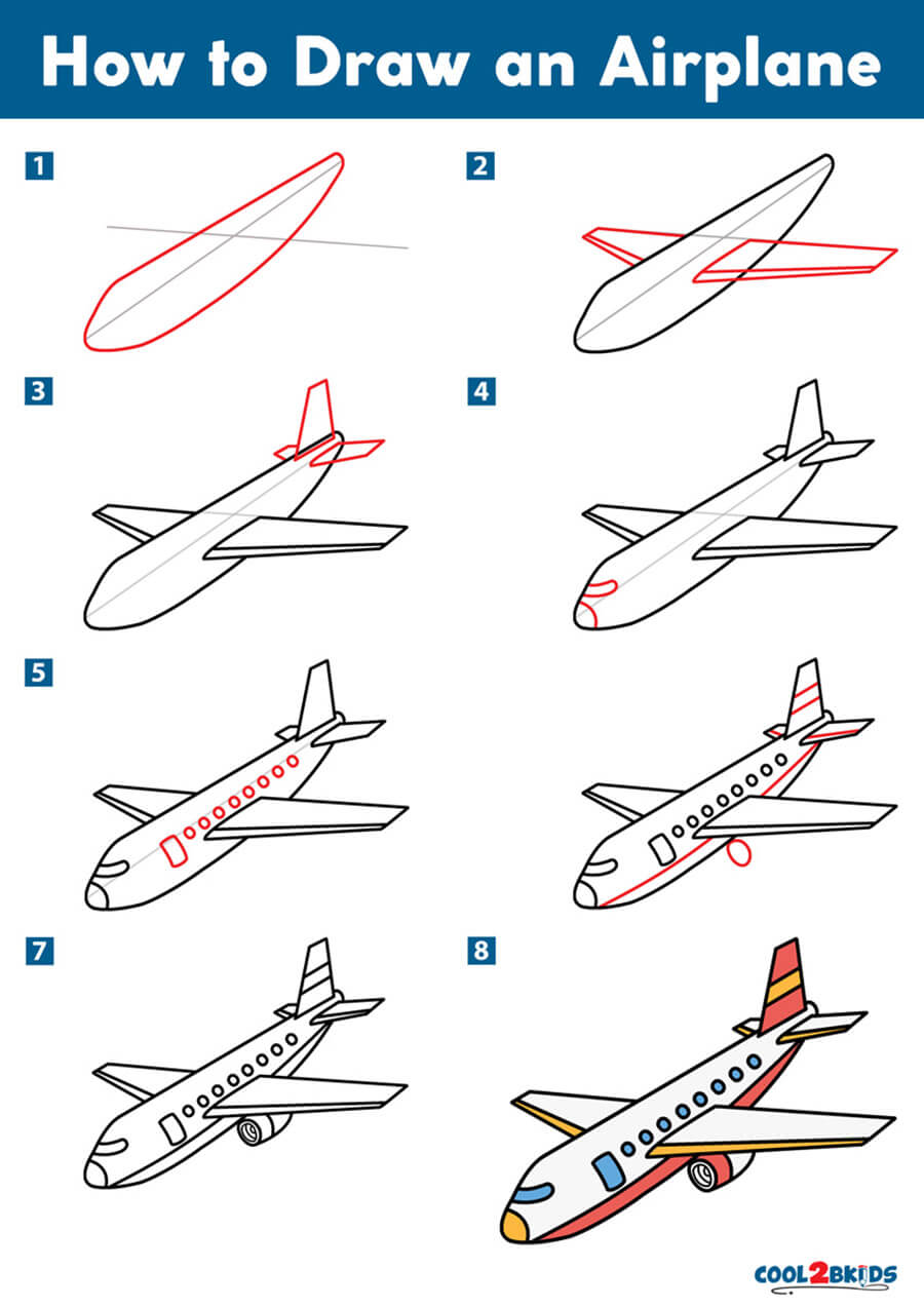 Eine Flugzeugidee 15 zeichnen ideen