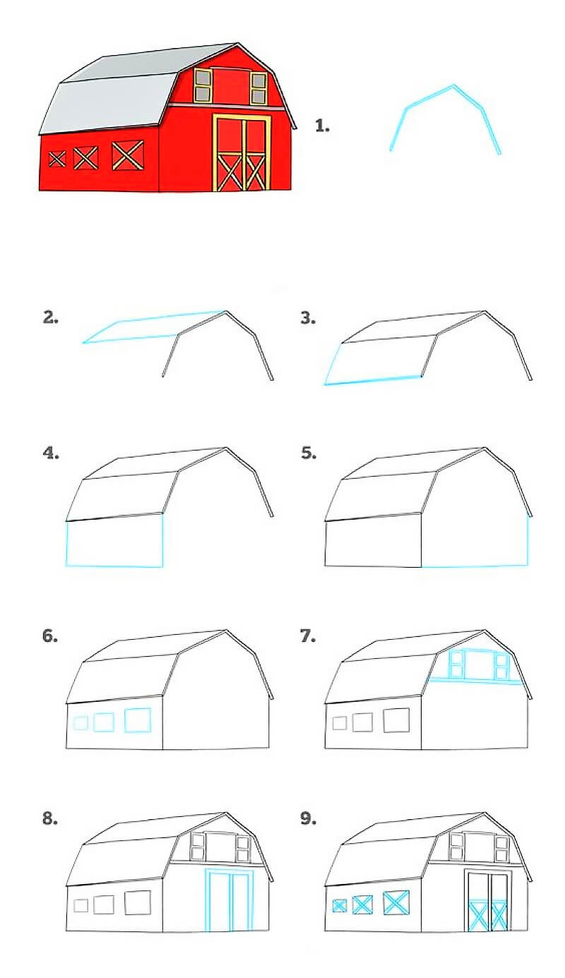 Eine Hausidee 5 zeichnen ideen