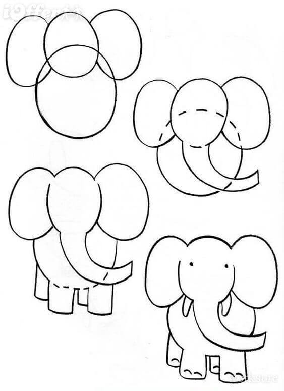 Elefantenidee (12) zeichnen ideen