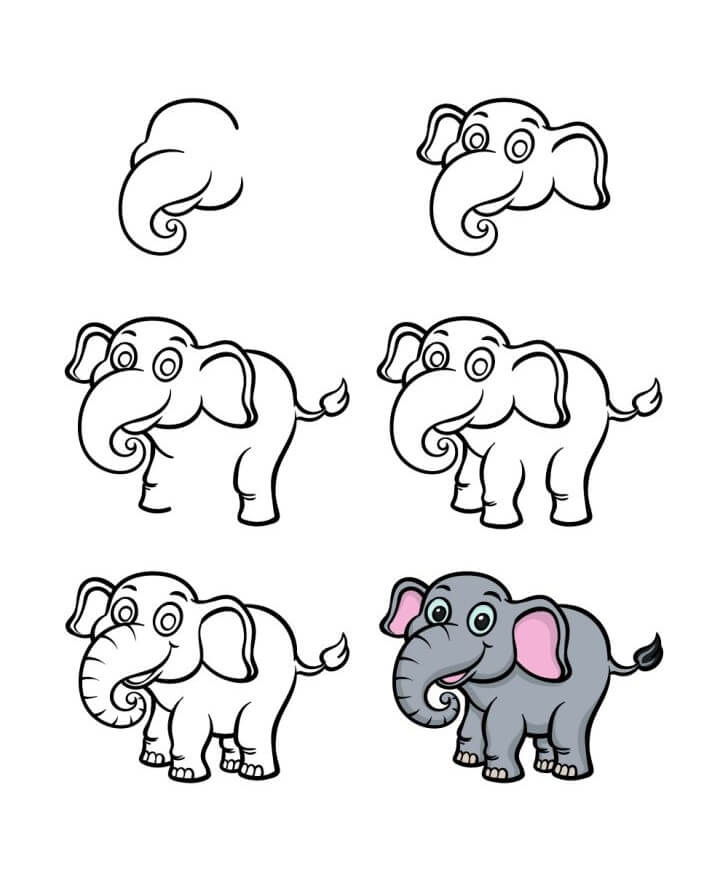 Elefantenidee (51) zeichnen ideen