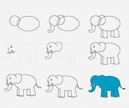 Elefantenidee (52) zeichnen ideen
