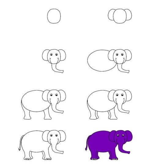 Elefantenidee (54) zeichnen ideen