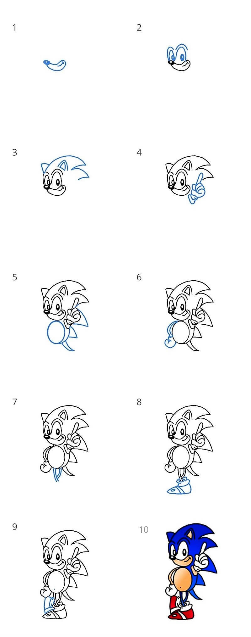 Sonic - Idee 10 zeichnen ideen