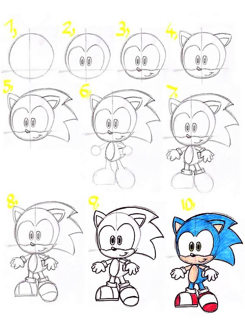 Sonic - Idee 12 zeichnen ideen