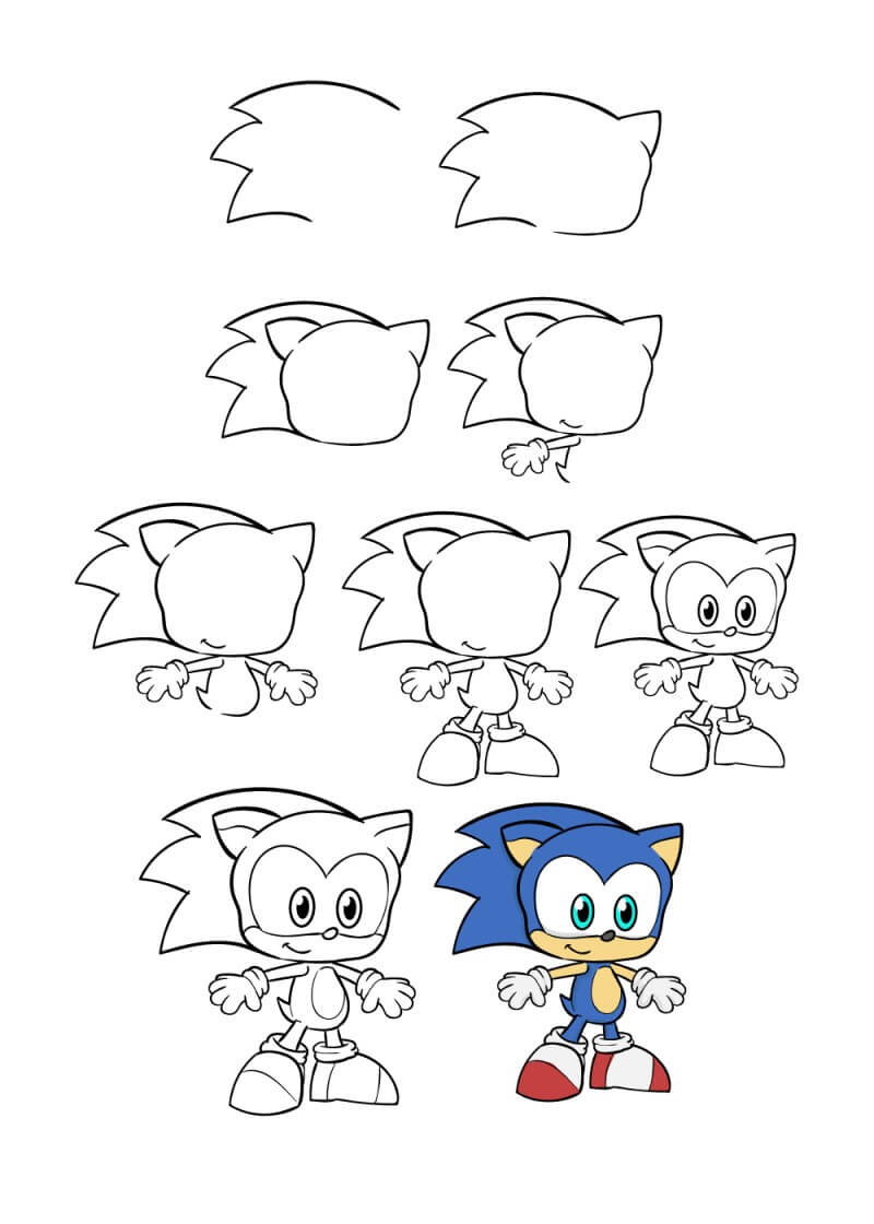 Sonic - Idee 3 zeichnen ideen