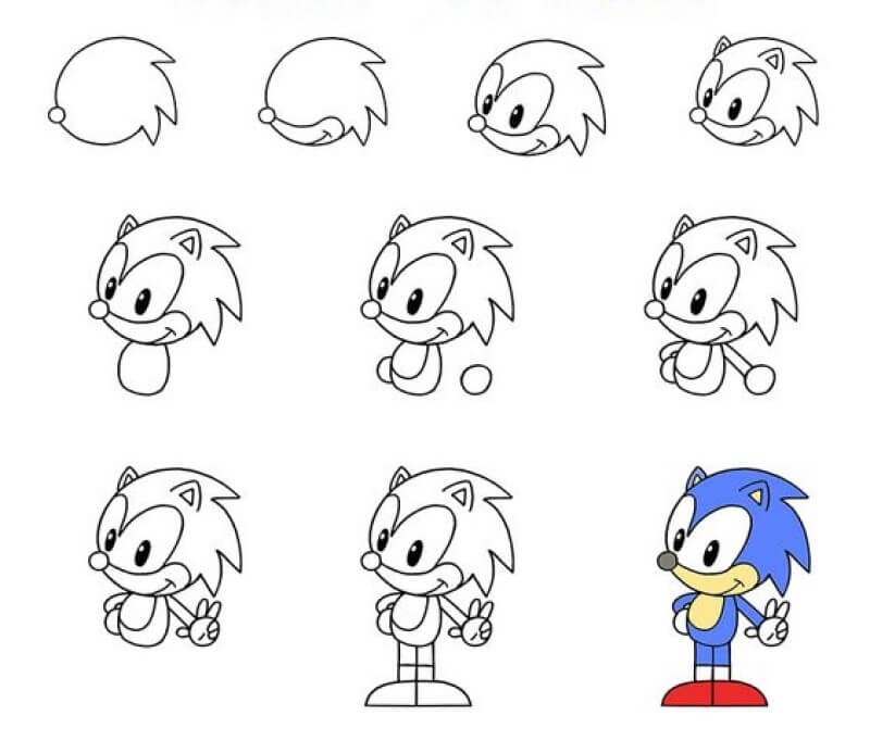 Sonic - Idee 4 zeichnen ideen