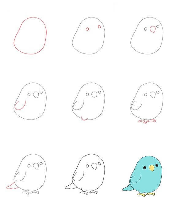 Zeichnen Lernen Vogelidee (17)