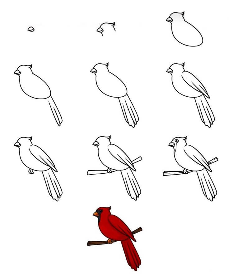 Vogelidee (28) zeichnen ideen