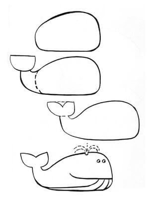Zeichnen Lernen Wal-Idee 20