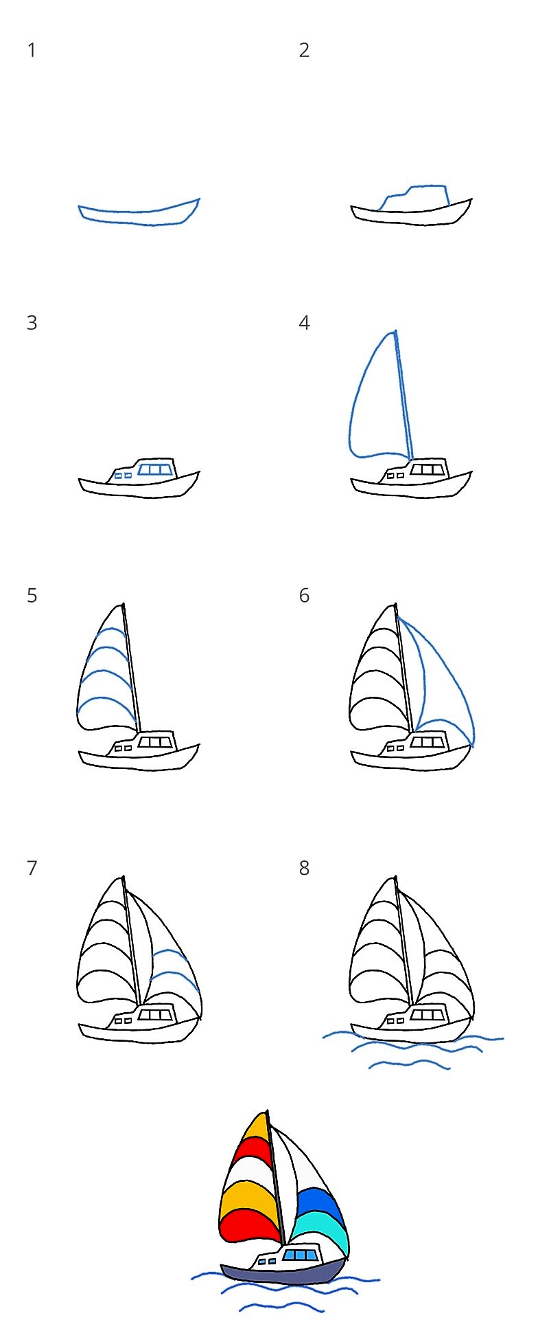 Eine Bootsidee 16 zeichnen ideen
