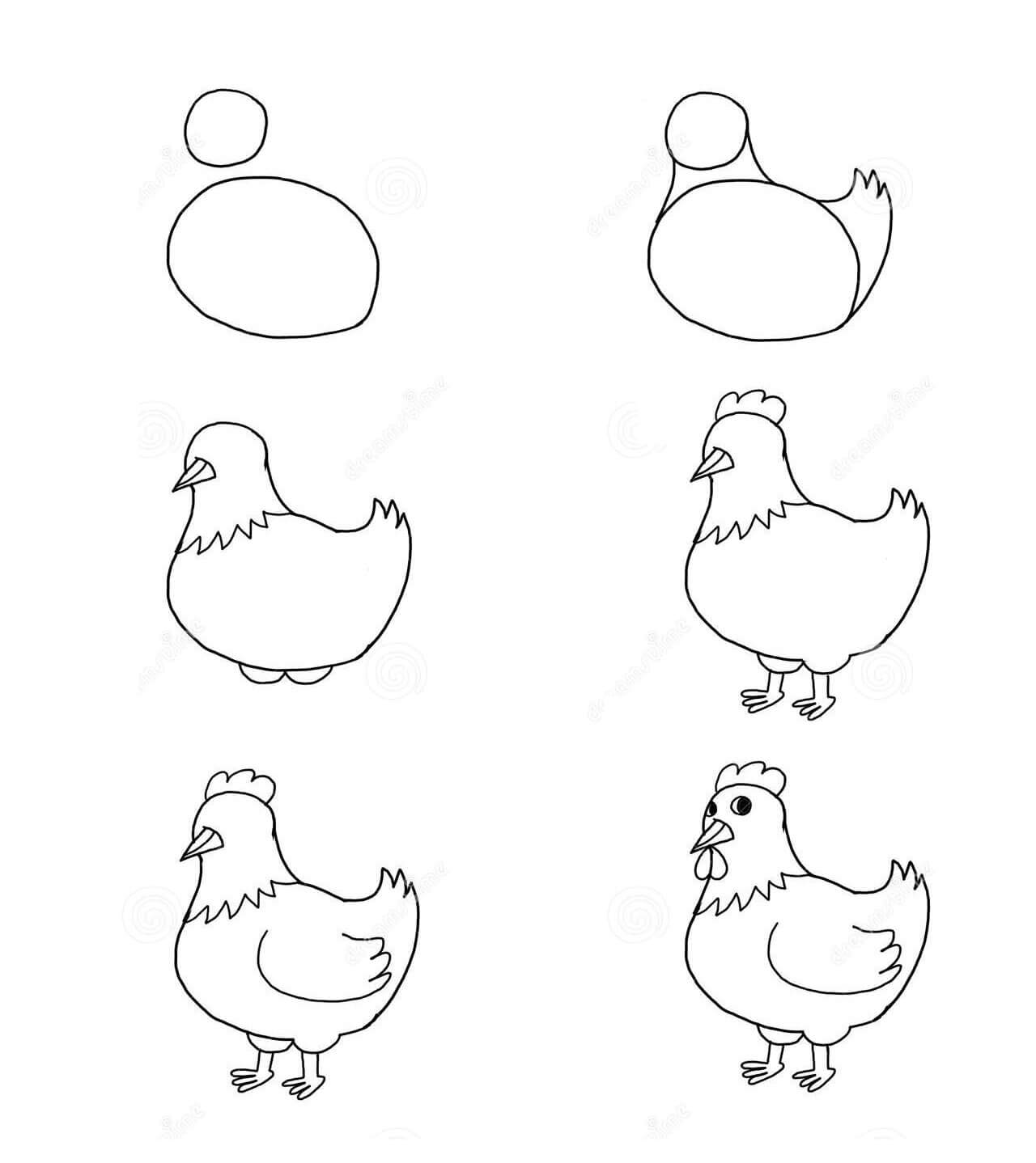 Hühneridee (8) zeichnen ideen