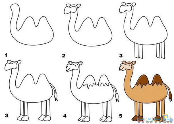 Kamel zeichnen ideen