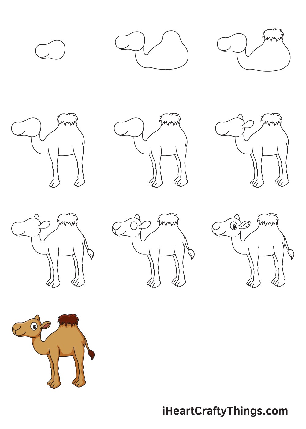 Kamel-Idee 4 zeichnen ideen