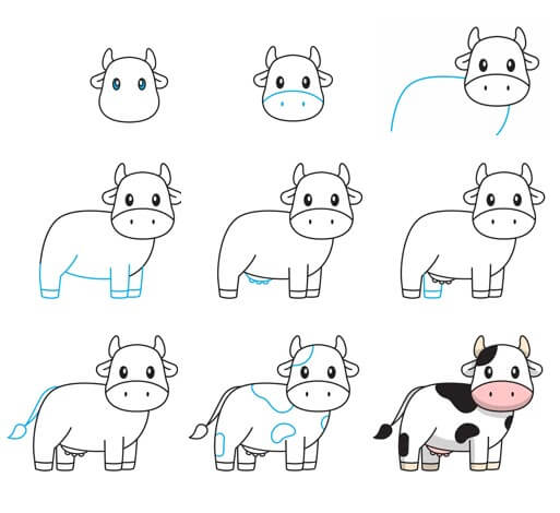 Kuh-Idee (11) zeichnen ideen