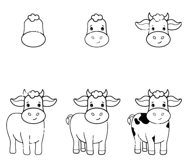 Kuh-Idee (13) zeichnen ideen