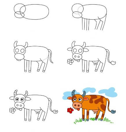 Kuh-Idee (19) zeichnen ideen
