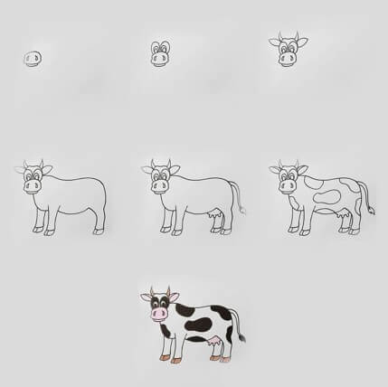 Kuh-Idee (4) zeichnen ideen