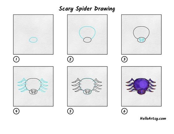 Spider idea 9 zeichnen ideen