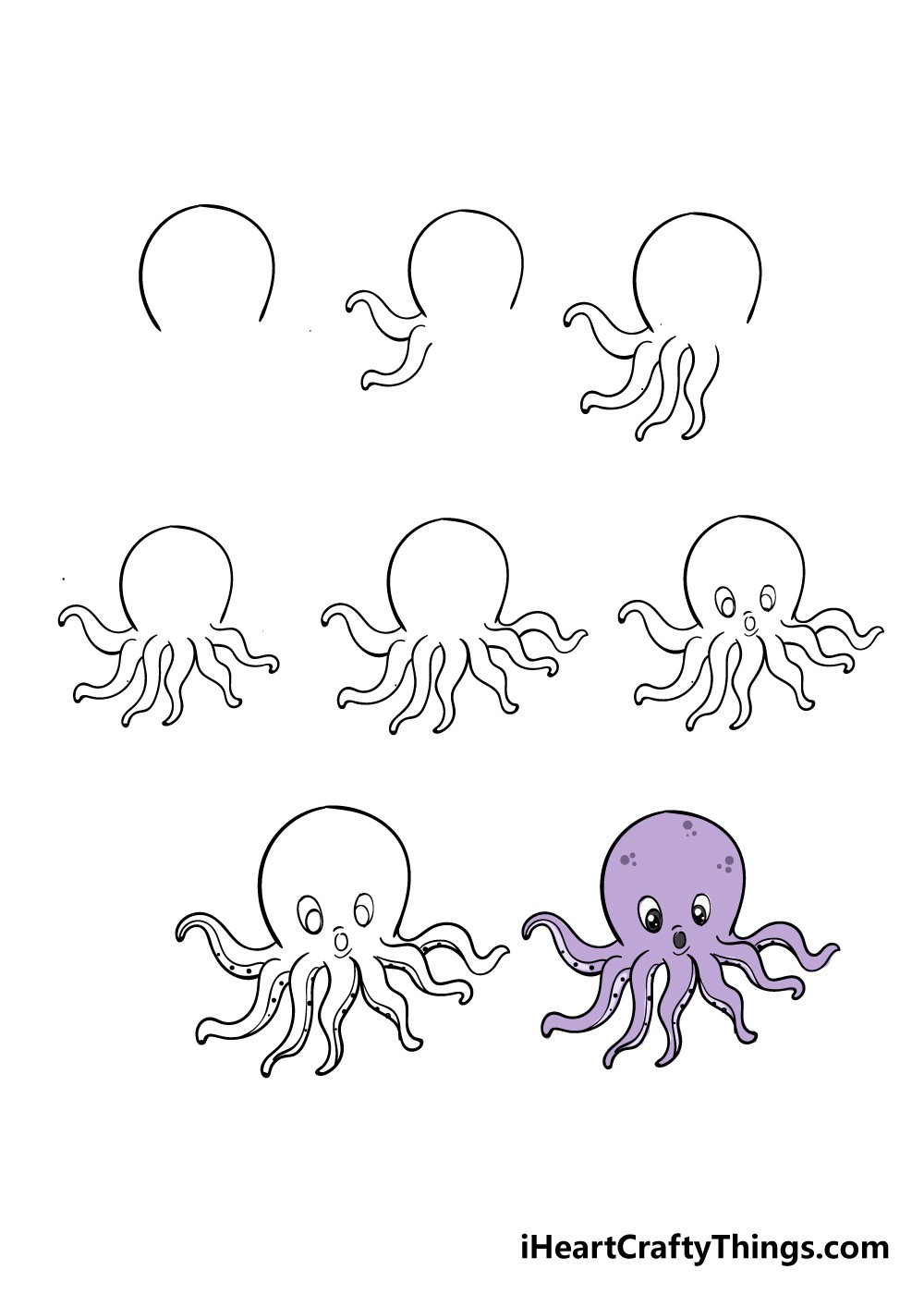 Oktopus zeichnen ideen