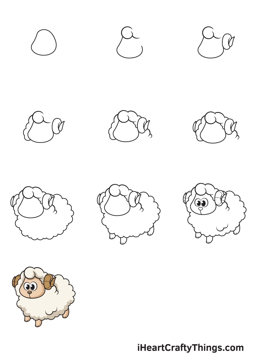 Schaf zeichnen ideen