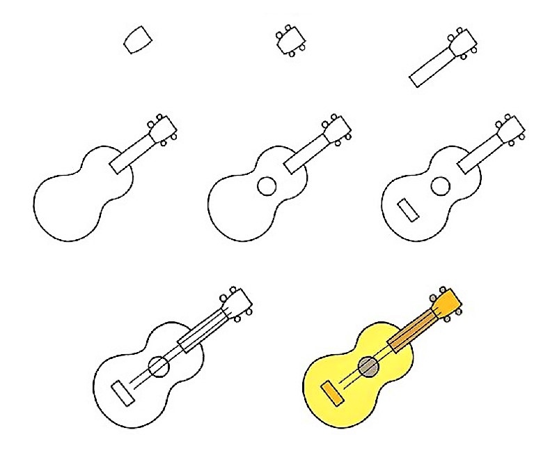 Idées de guitare 6 zeichnen ideen