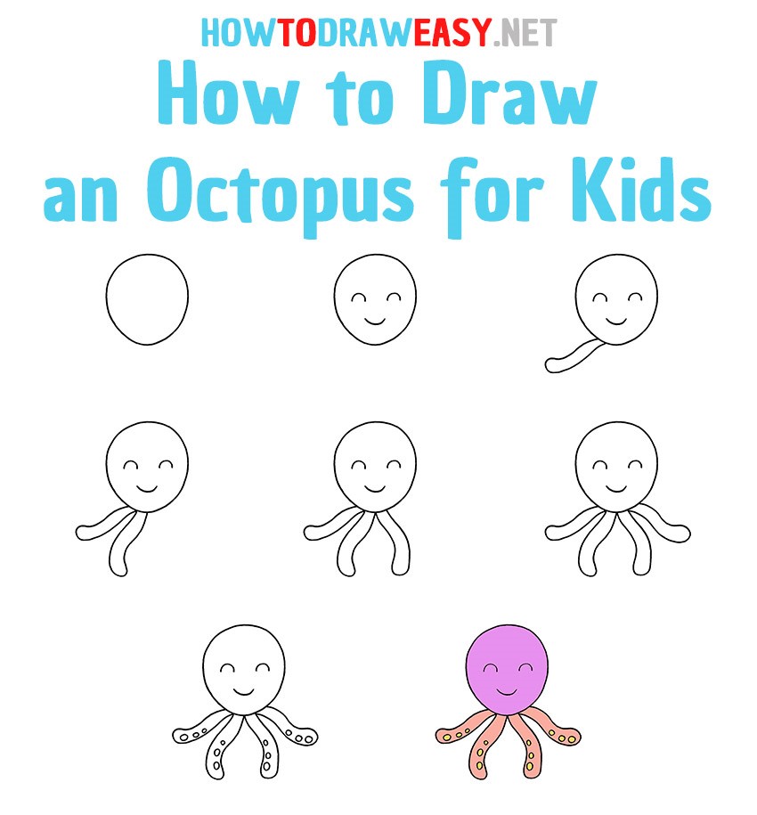 Oktopus-Idee 12 zeichnen ideen