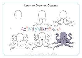 Oktopus-Idee 13 zeichnen ideen