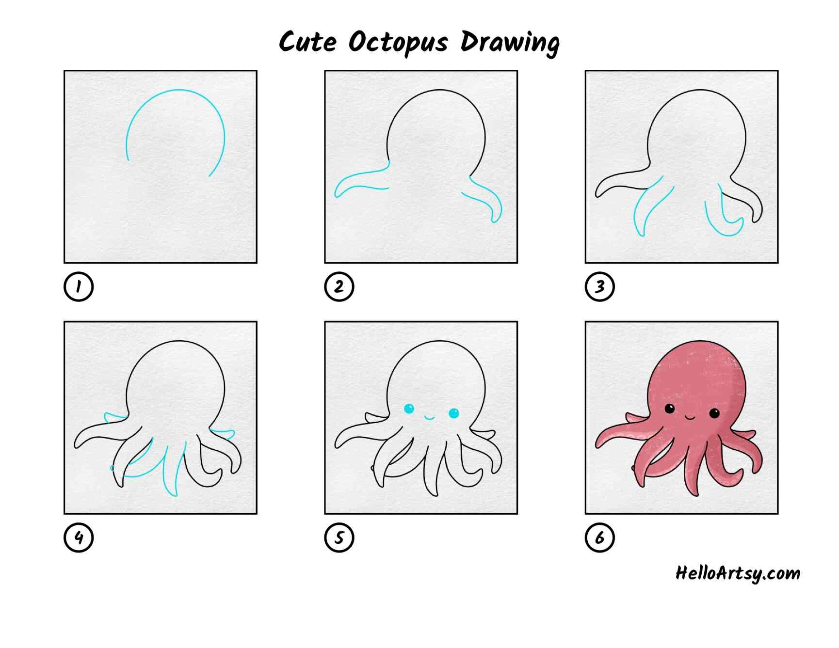 Oktopus-Idee 4 zeichnen ideen