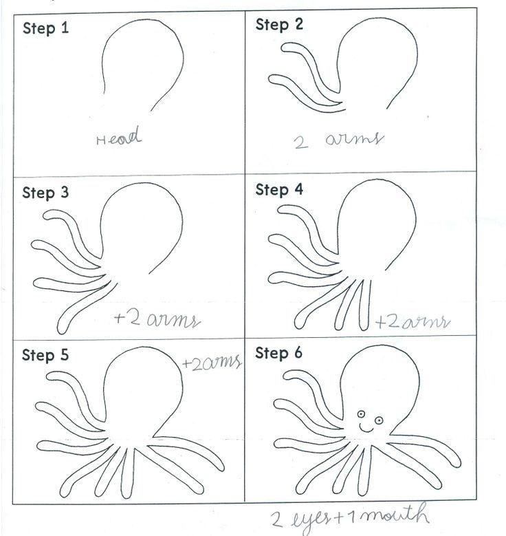Oktopus-Idee 9 zeichnen ideen