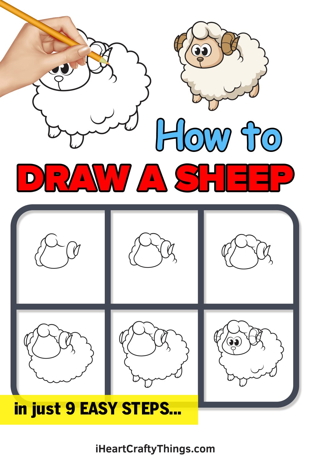 Schaf-Idee 10 zeichnen ideen