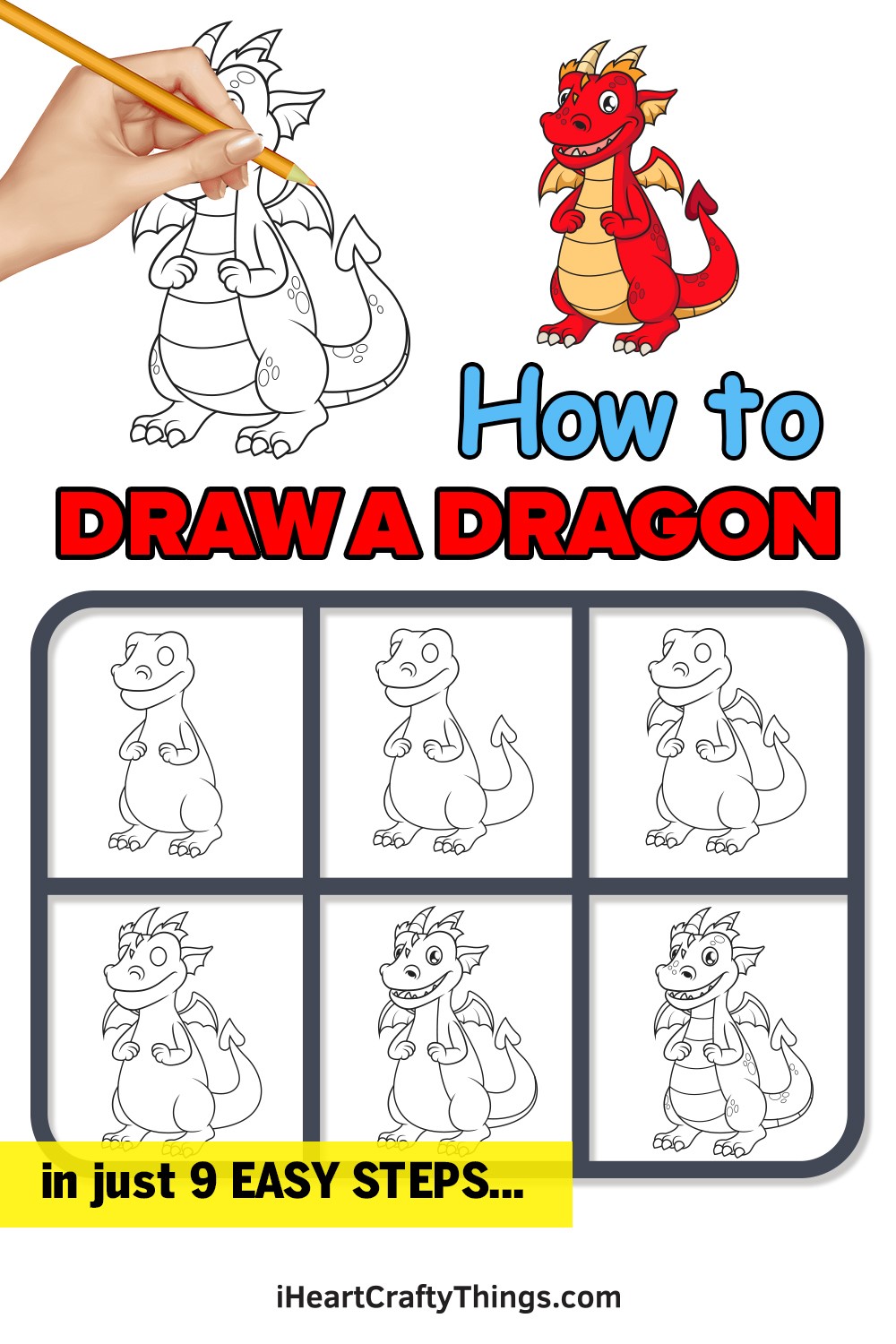 Zeichnen Lernen Drachenidee 6
