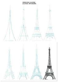 Eine detaillierte Schritt-für-Schritt-Anleitung zum Eiffelturm zeichnen ideen