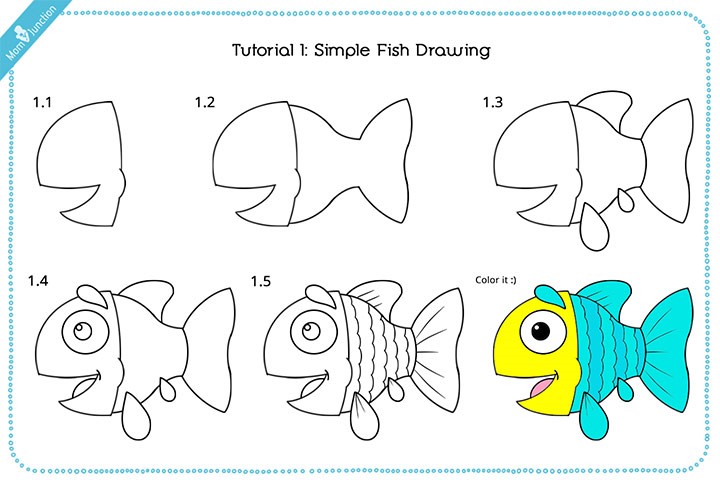 Zeichnen Lernen fish idea 12