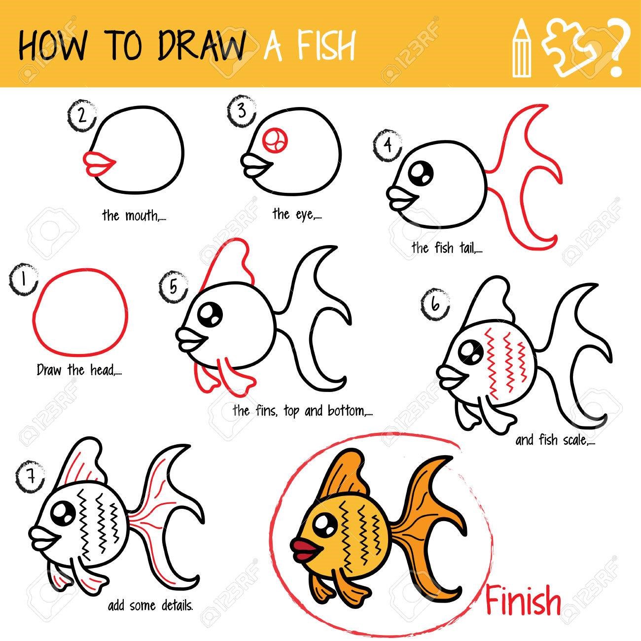 Zeichnen Lernen fish idea 18