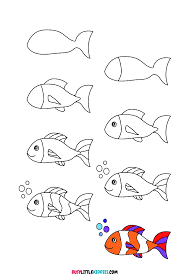 Zeichnen Lernen fish idea 2