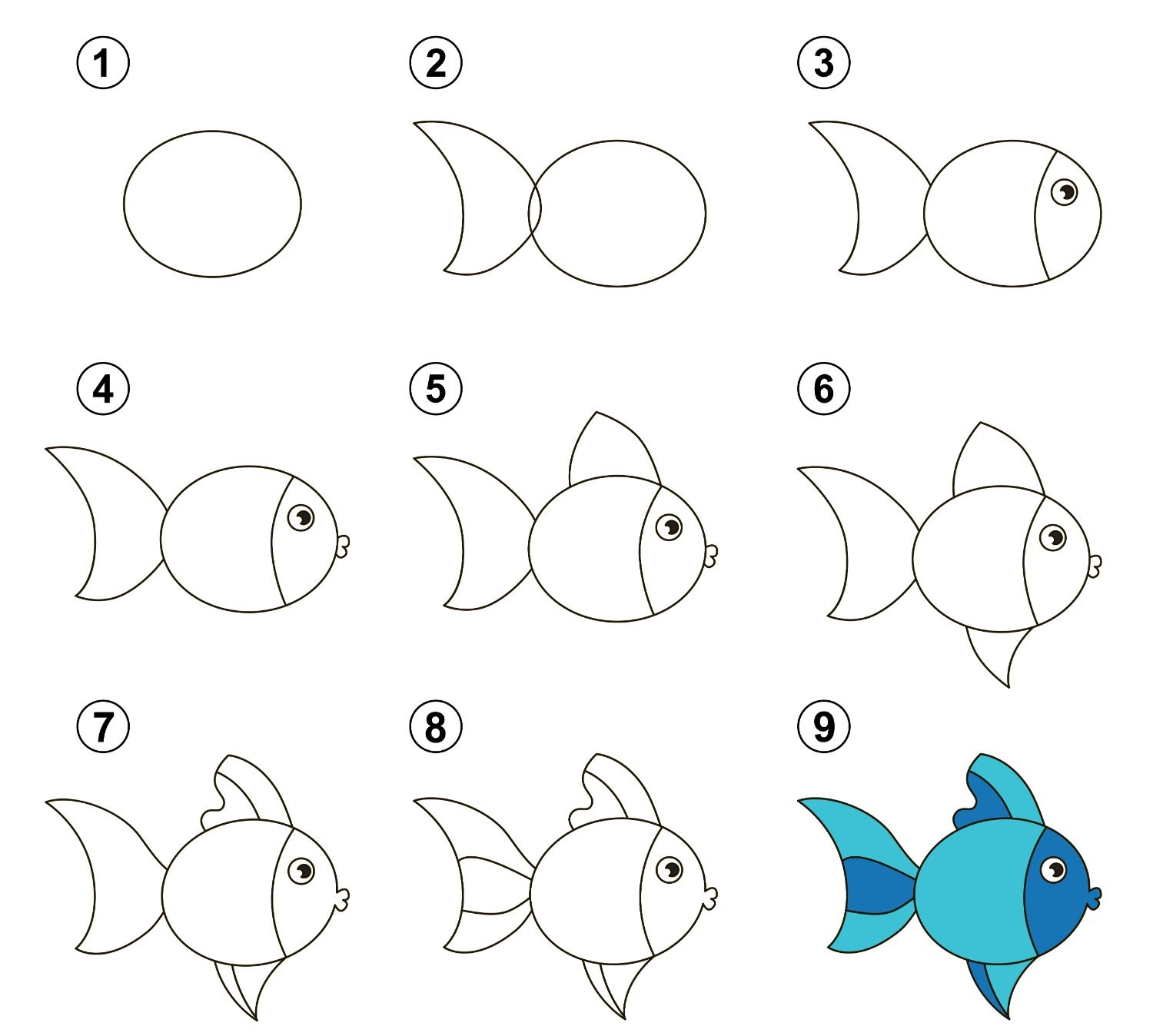 fish idea 4 zeichnen ideen