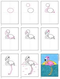 Flamingo-Idee 12 zeichnen ideen
