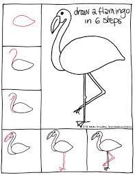 Flamingo-Idee 5 zeichnen ideen