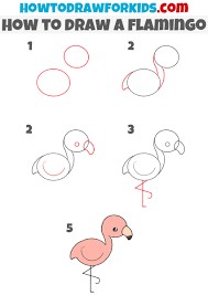 Flamingo-Idee 6 zeichnen ideen