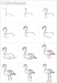 Flamingo-Idee 7 zeichnen ideen