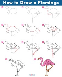 Flamingo zeichnen ideen