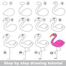 Flamingo-Idee 9 zeichnen ideen