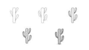 Kaktus-Idee 3 zeichnen ideen