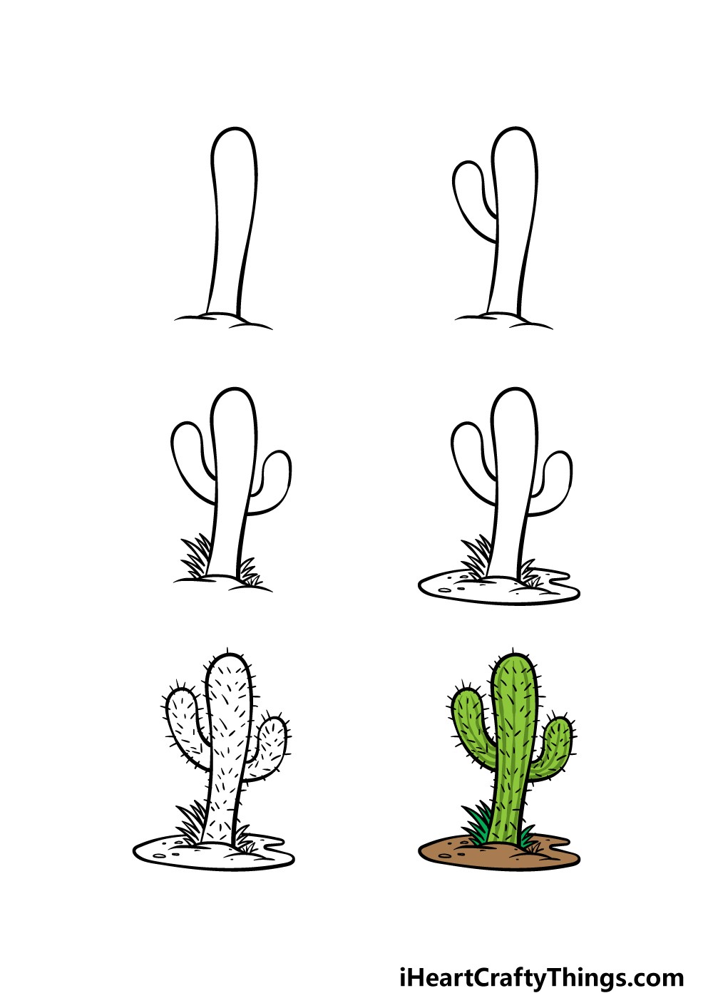 Kaktus-Idee 4 zeichnen ideen