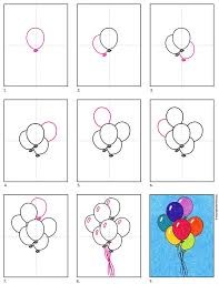 Luftballons-Idee 6 zeichnen ideen